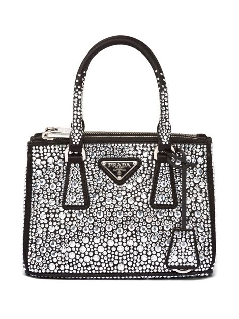 prada crystal handbag|prada crystal embellished bag.